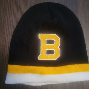 The Black Dog Bruins knit hat